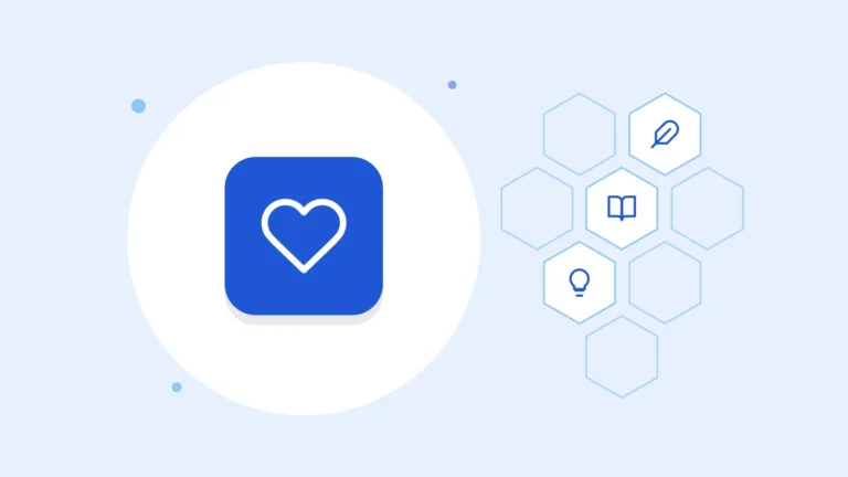 Illustration of a heart icon representing an original short story about patience and progress
