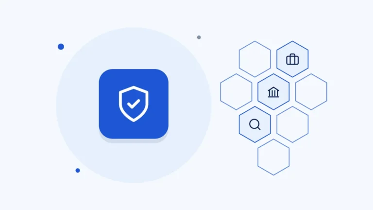 Illustration of a checkmark shield icon representing PSID payment of government fees